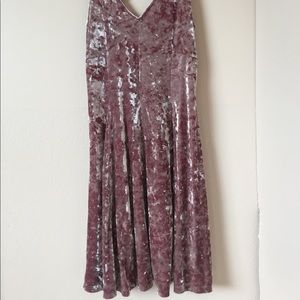 Velvet purple/pink Dress